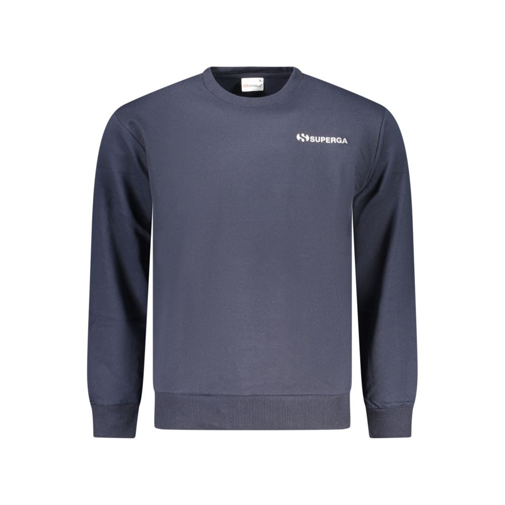Superga Blue Cotton Men's Sweatshirt | Regal Royce