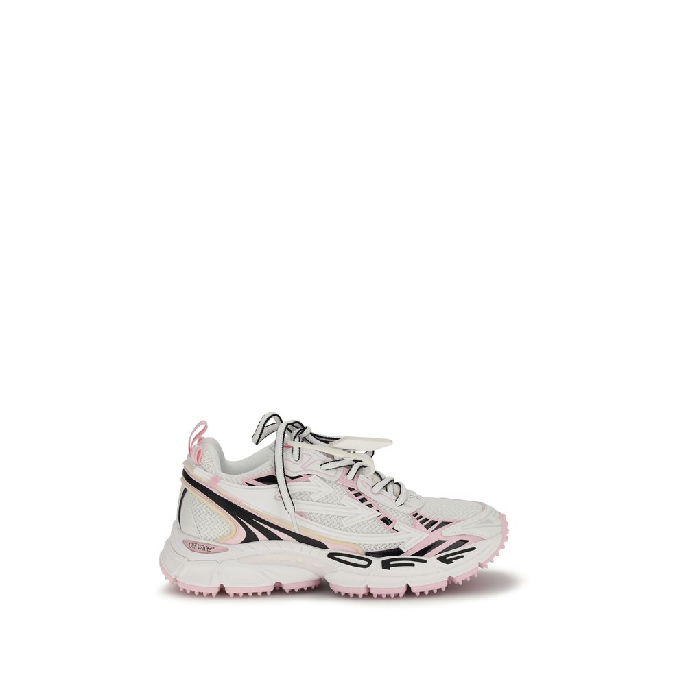 Off-White Multicolor Polyester Athletic Sneakers | Regal Royce