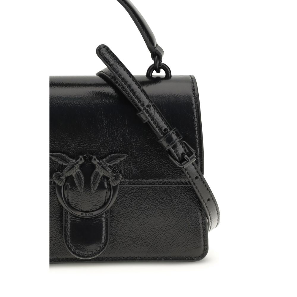 PINKO Black Goatskin Handbag | Regal Royce