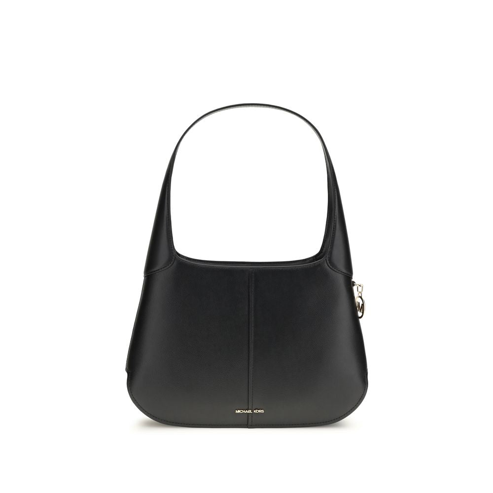 Michael Kors Black Calf Leather Bos Taurus Shoulder Bag | Regal Royce