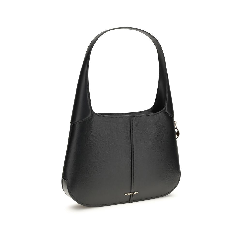Michael Kors Black Calf Leather Bos Taurus Shoulder Bag | Regal Royce