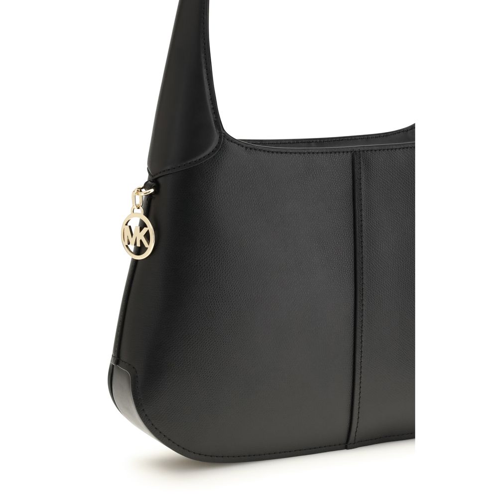 Michael Kors Black Calf Leather Bos Taurus Shoulder Bag | Regal Royce