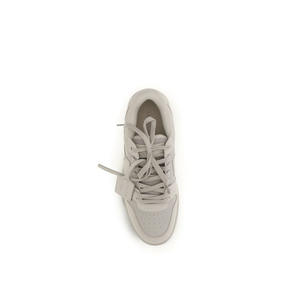Off-White Beige Calf Leather Bos Taurus Low Top Sneakers | Regal Royce