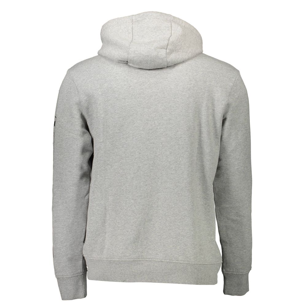 Napapijri Gray Cotton Men Sweater | Regal Royce