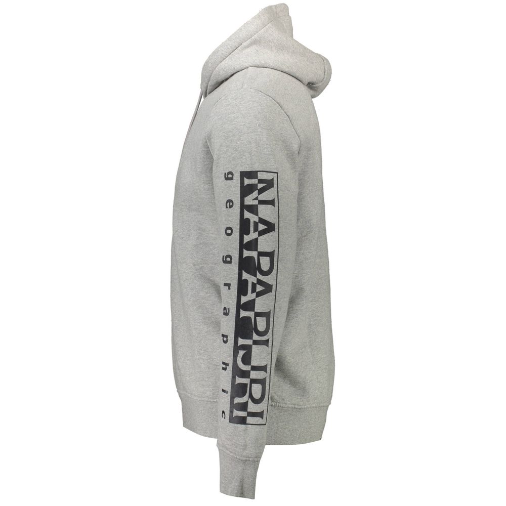 Napapijri Gray Cotton Men Sweater | Regal Royce