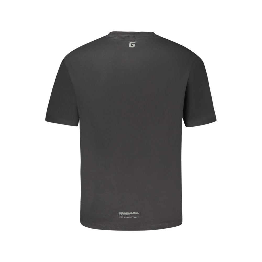 Guess Jeans Black Cotton Men's T-Shirt | Regal Royce
