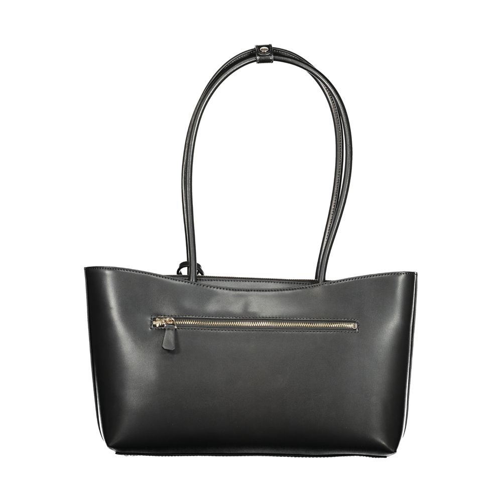 Guess Jeans Nero Poliuretano Woman Handbag | Regal Royce