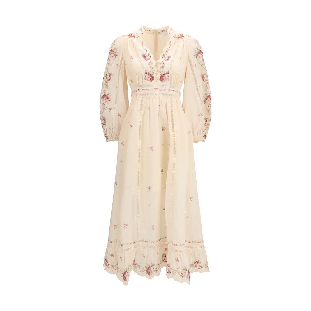 Zimmermann Beige Linen Casual Dress | Regal Royce