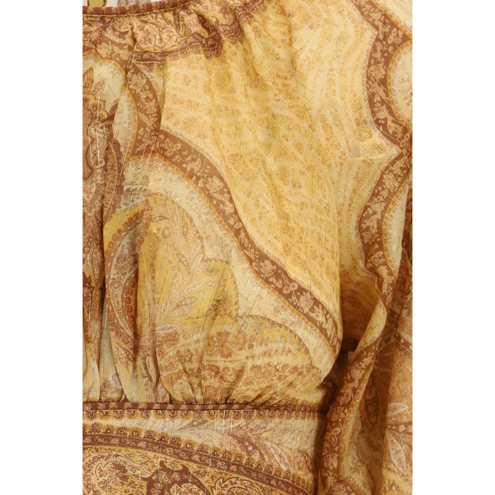 Zimmermann Bicolor Cotton Blouse | Regal Royce