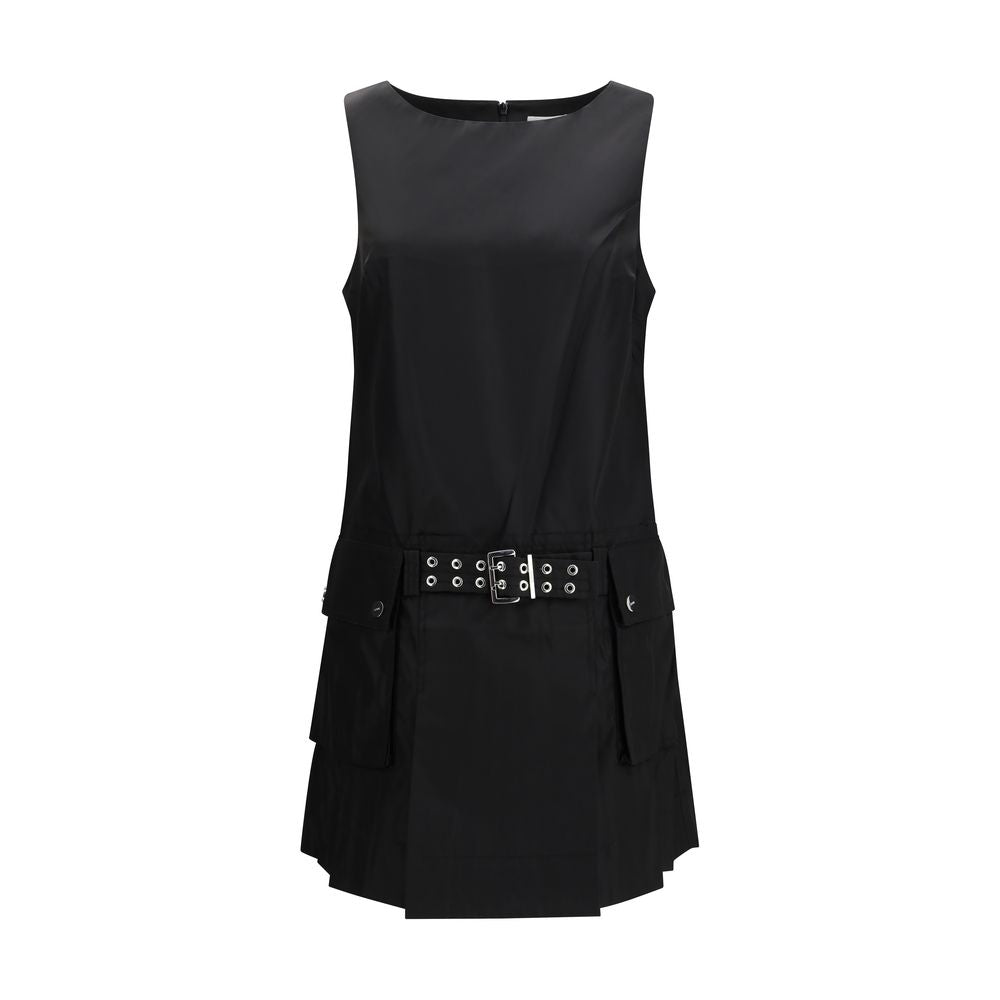 Ganni Black Recycled Polyamide Casual Dress | Regal Royce