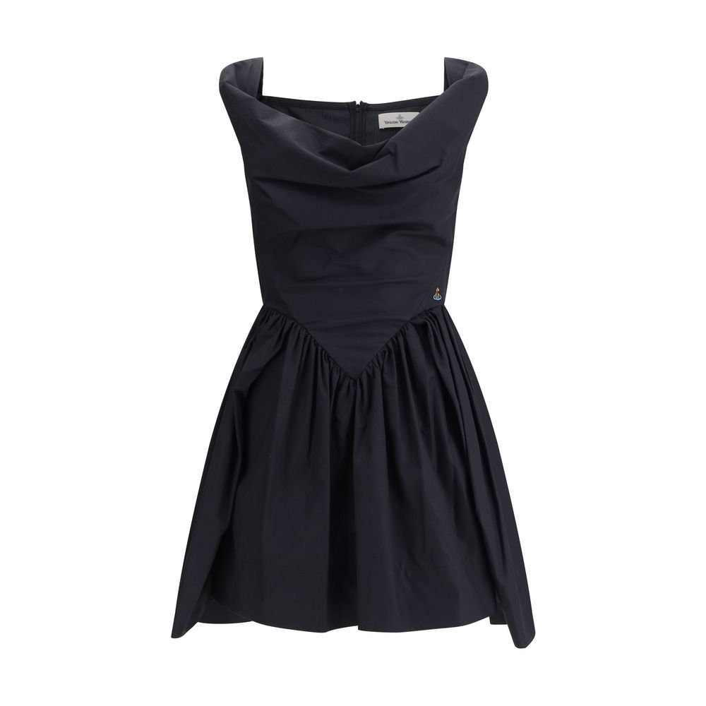 Vivienne Westwood Black Cotton Casual Dress | Regal Royce