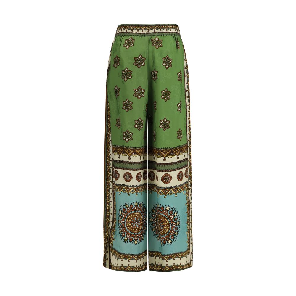 Alemais Multicolor Viscose Casual Pants | Regal Royce