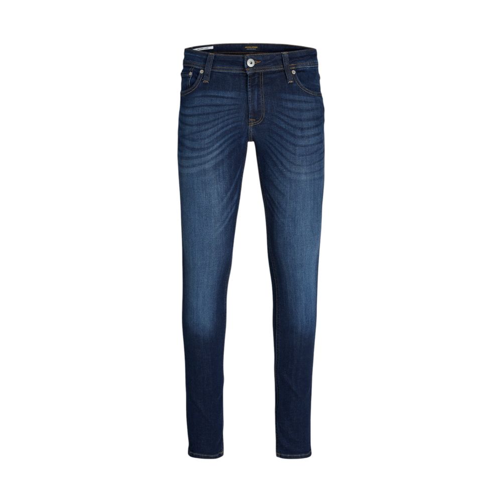 Jack Jones Blue Cotton Skinny Jeans | Regal Royce