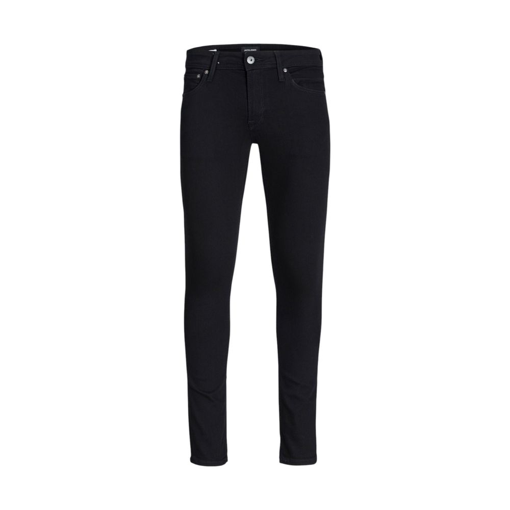 Jack Jones Black Cotton Skinny Jeans | Regal Royce