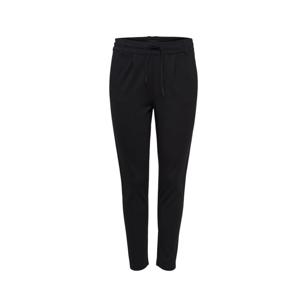 Only Black Viscose Casual Pants | Regal Royce