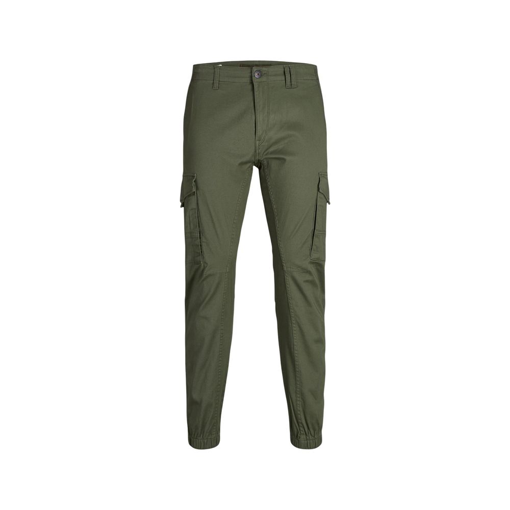 Jack Jones Green Cotton Skinny Pants | Regal Royce
