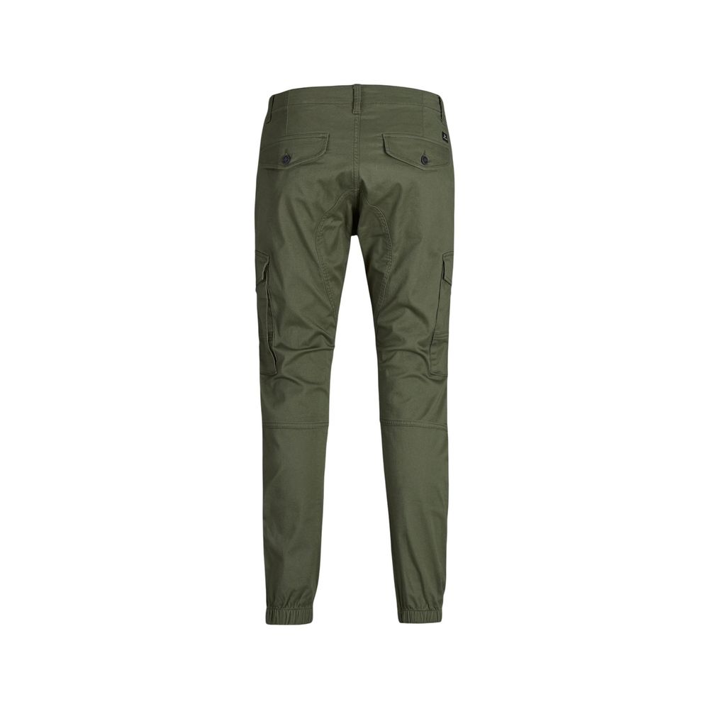 Jack Jones Green Cotton Skinny Pants | Regal Royce