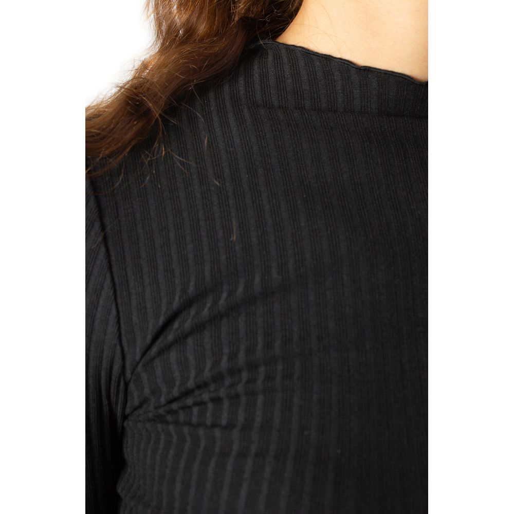Only Black Polyester Turtleneck | Regal Royce