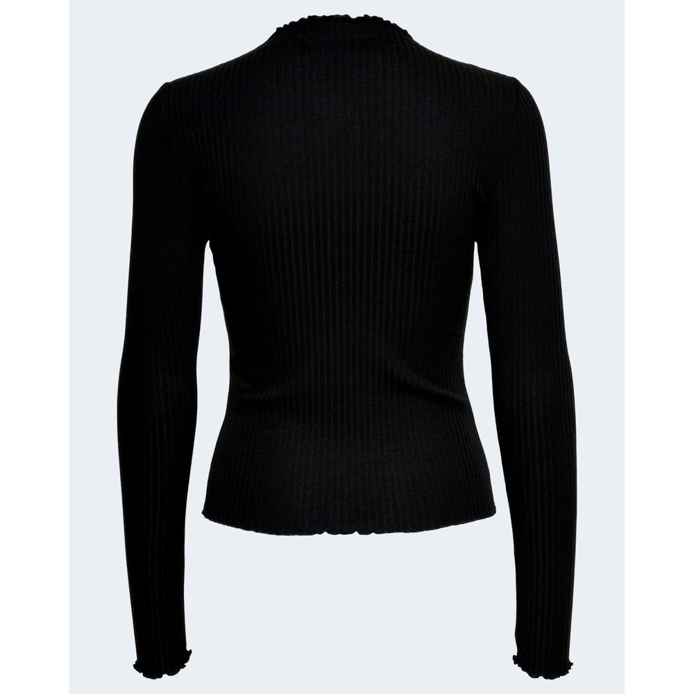 Only Black Polyester Turtleneck | Regal Royce