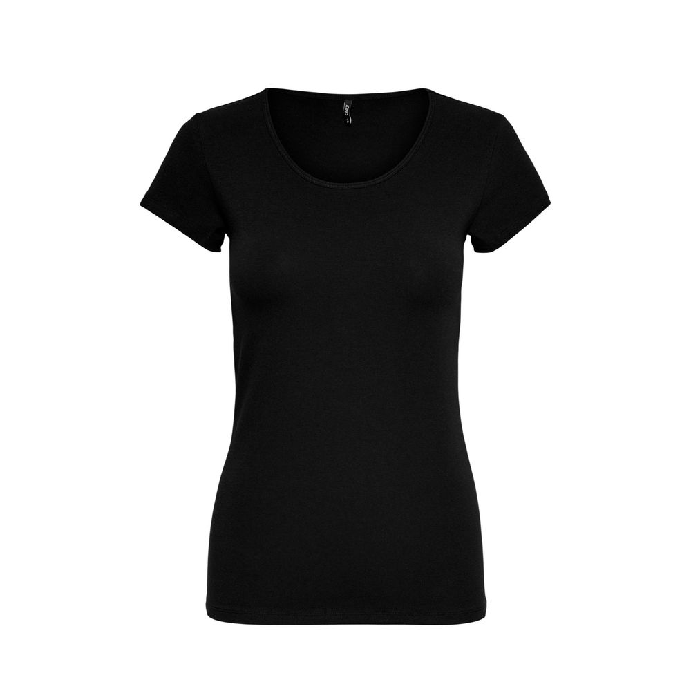 Only Black Cotton T-Shirt | Regal Royce
