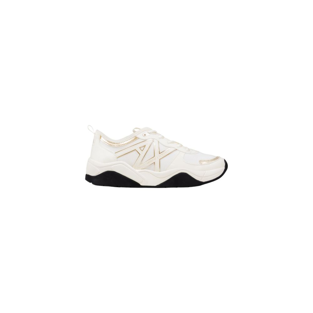 Armani Exchange White Polyester Athletic Sneakers | Regal Royce