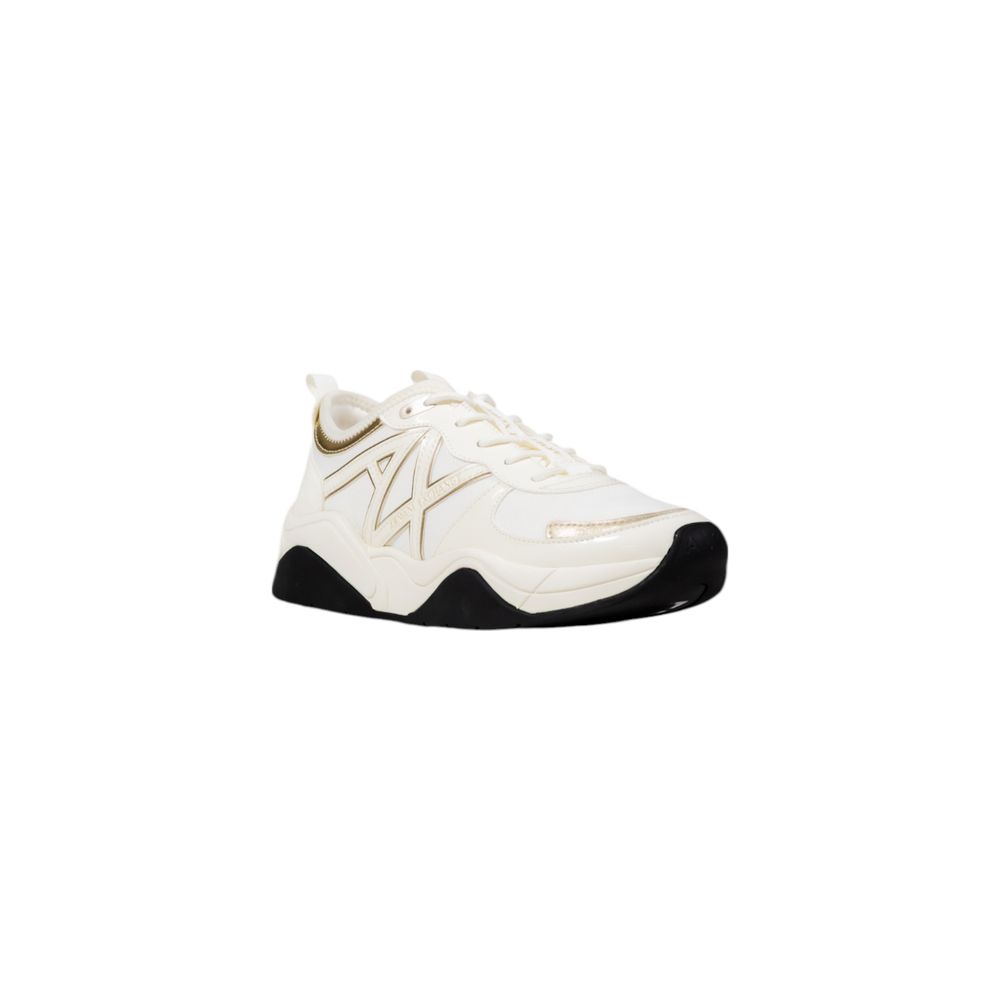 Armani Exchange White Polyester Athletic Sneakers | Regal Royce
