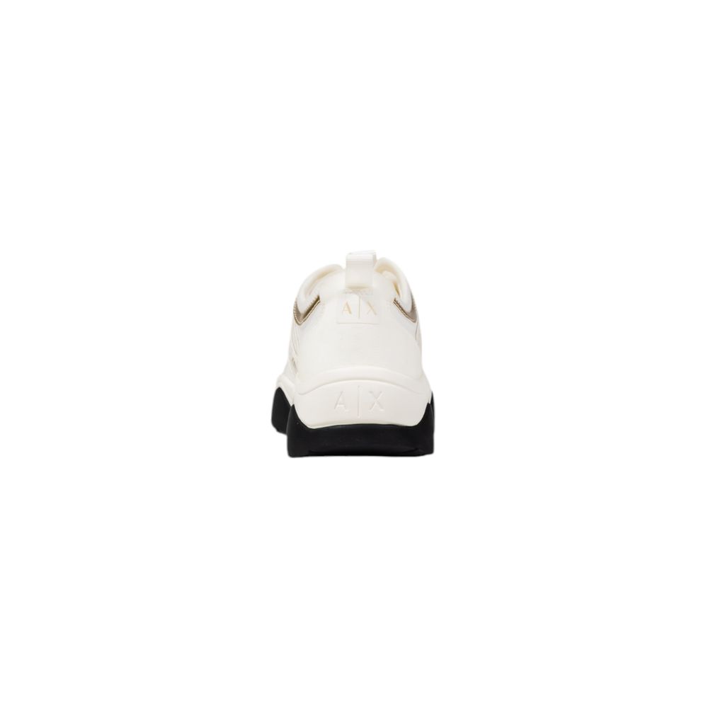 Armani Exchange White Polyester Athletic Sneakers | Regal Royce