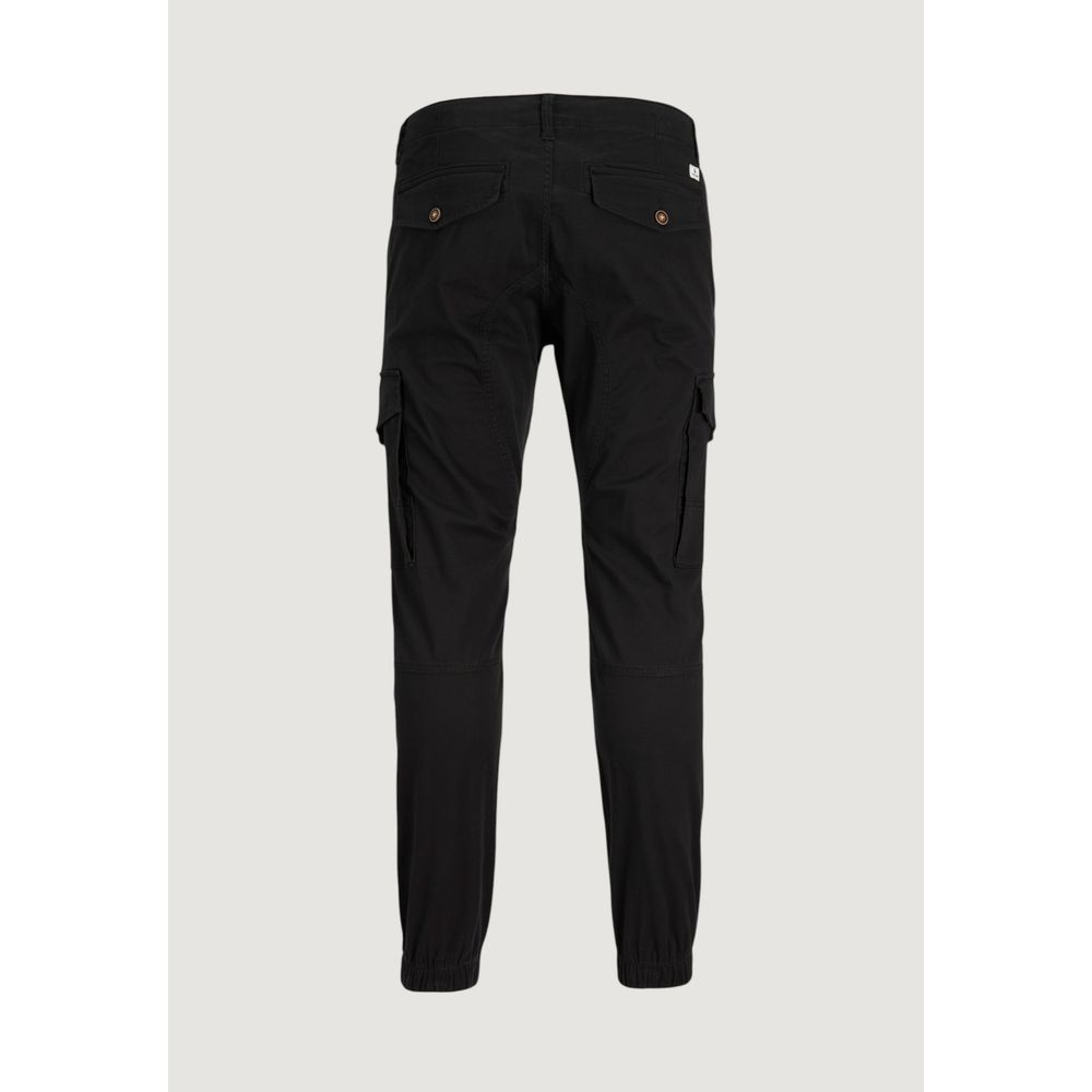 Jack Jones Black Cotton Skinny Pants | Regal Royce