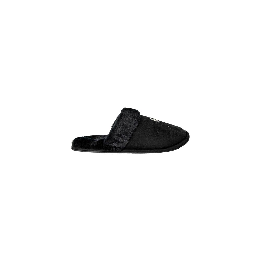 Ralph Lauren Black Polyester Slippers | Regal Royce