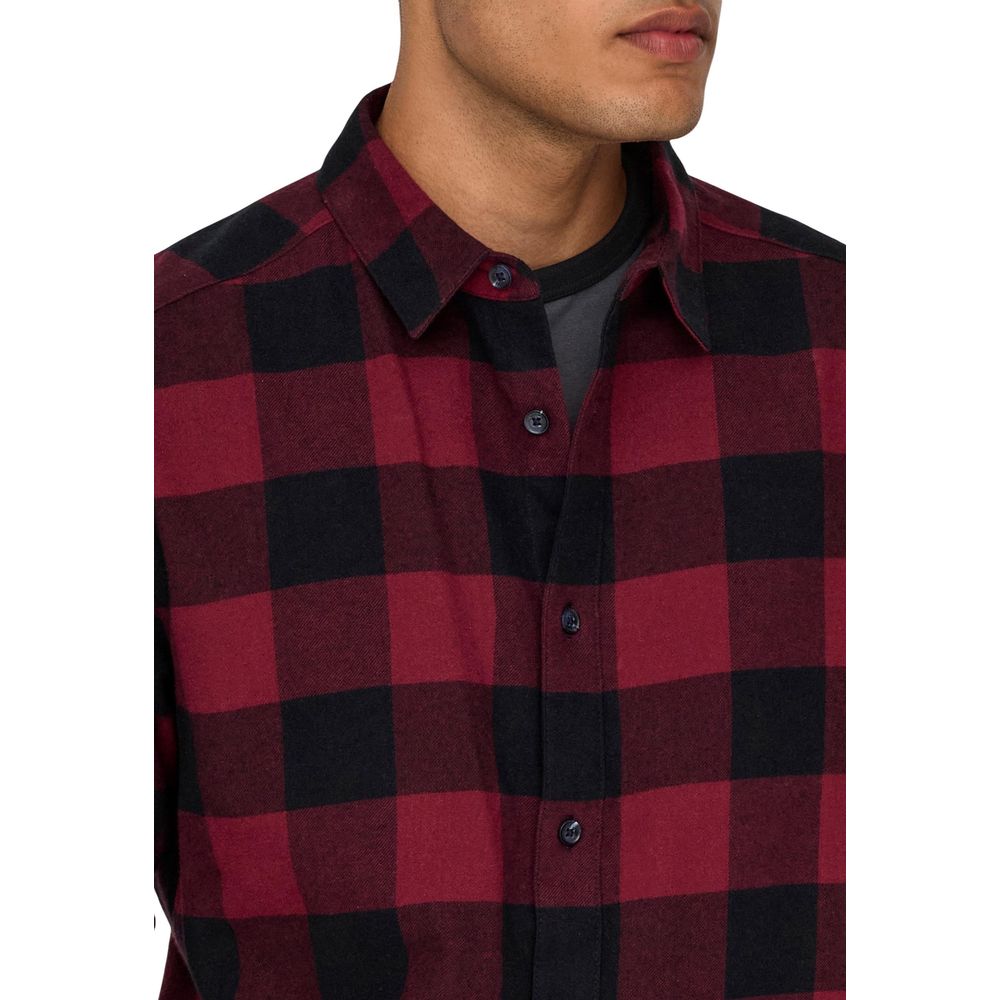 Only & Sons Multicolor Cotton Pattern Shirt | Regal Royce