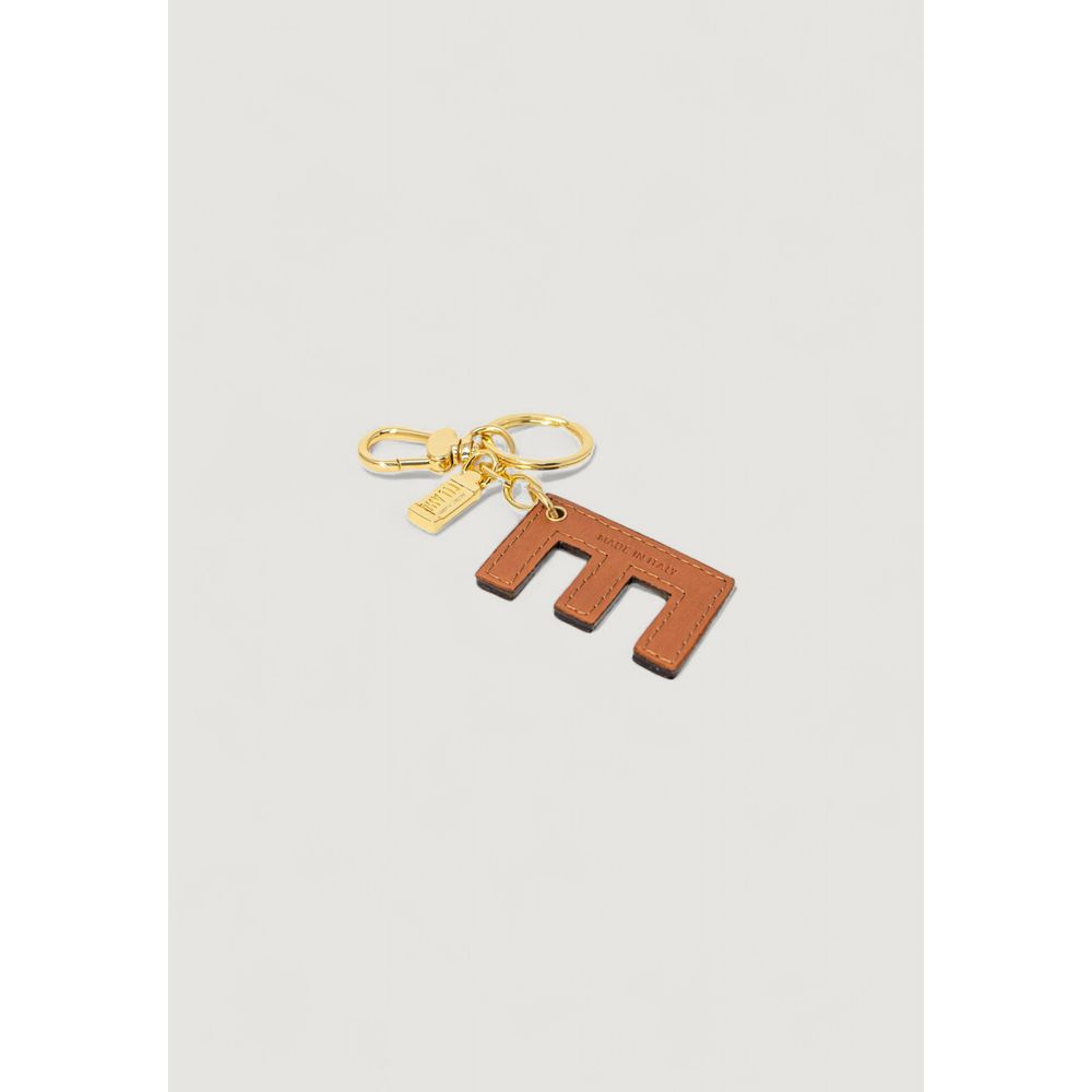 Alviero Martini Prima Classe Beige Leather Keychain | Regal Royce