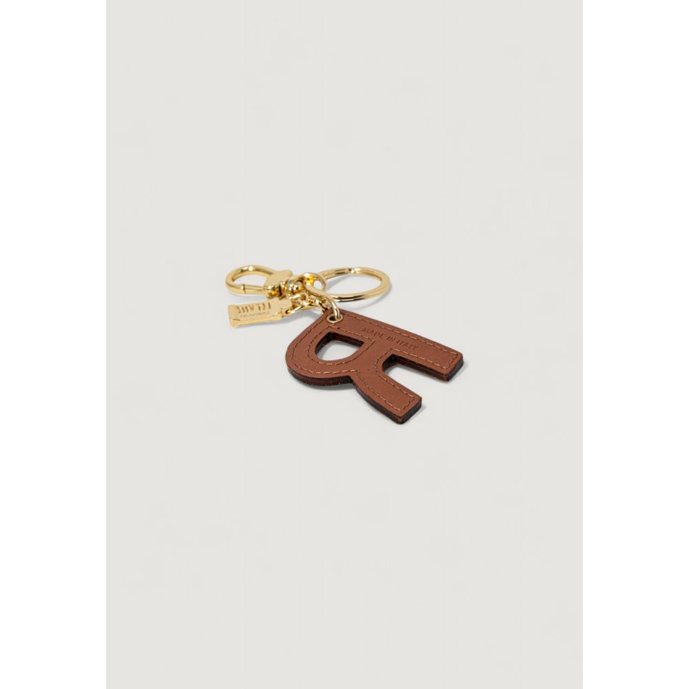 Alviero Martini Prima Classe Beige Leather Keychain | Regal Royce