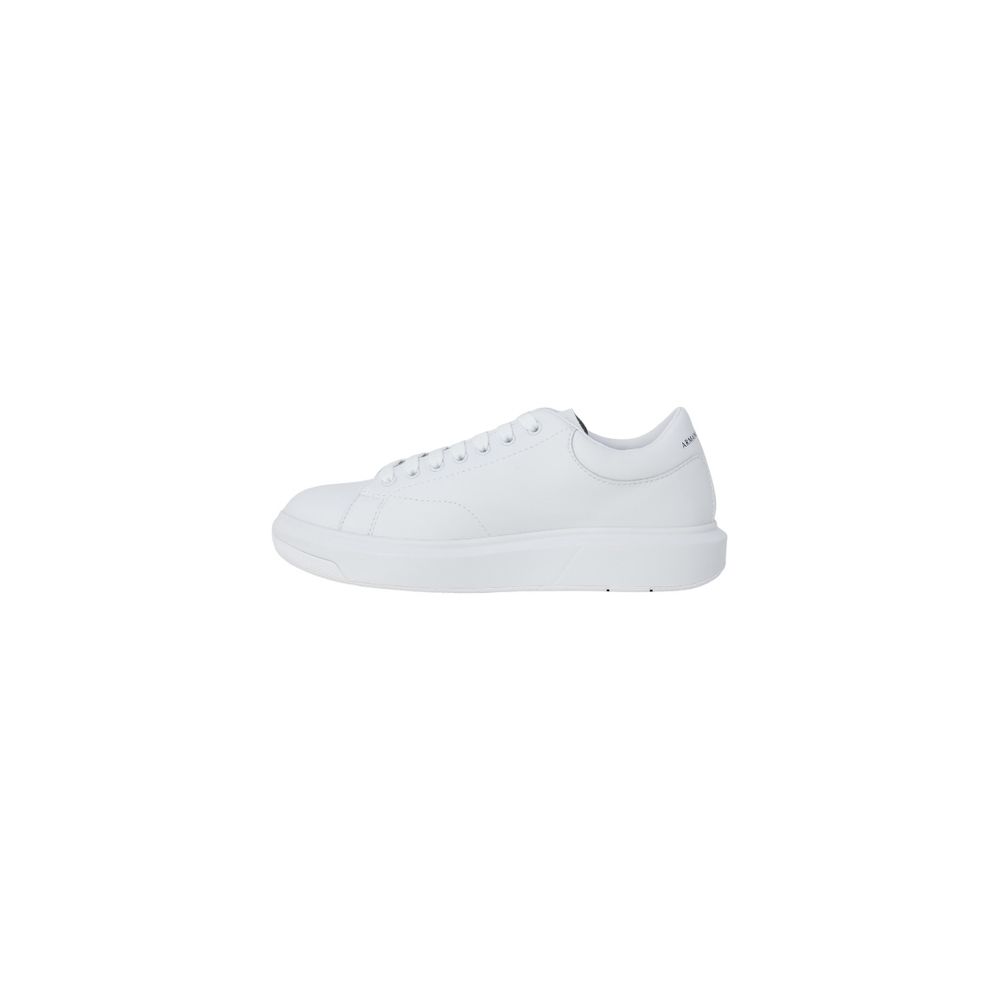 Armani Exchange White Leather Low Top Sneakers | Regal Royce