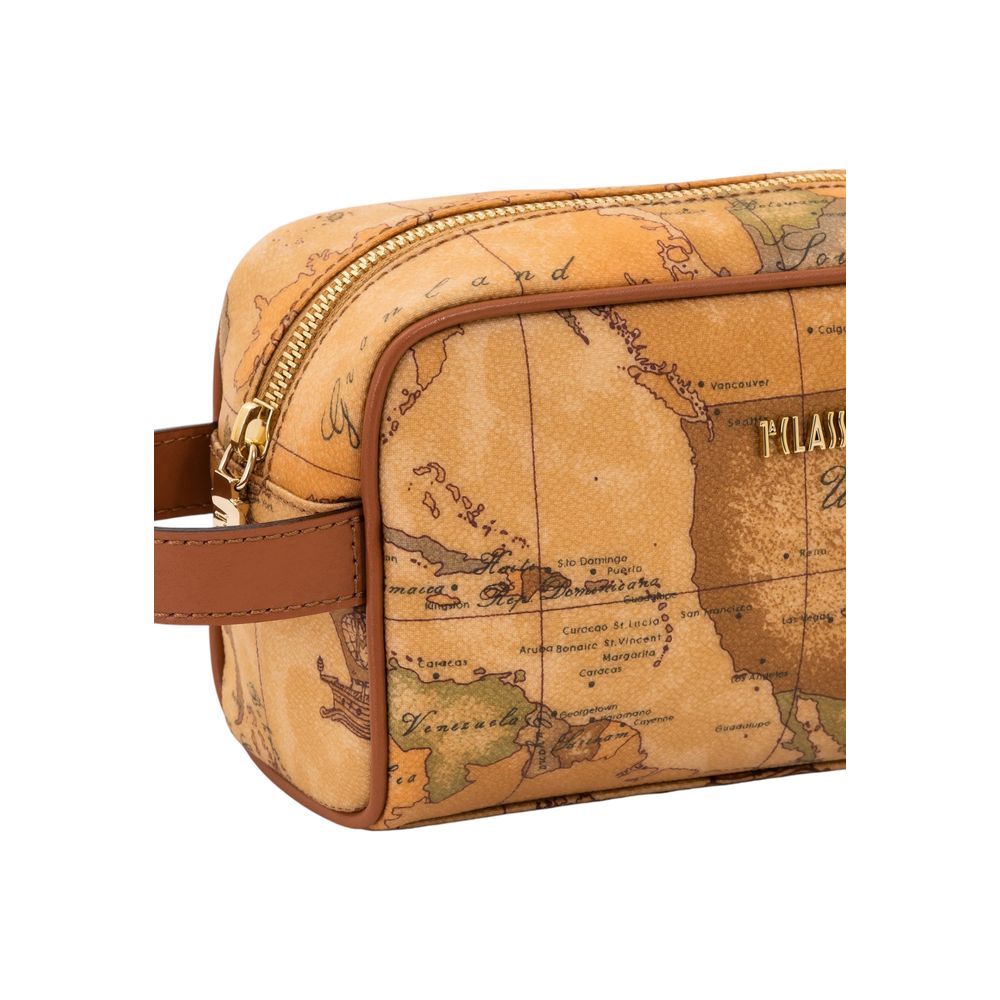 Alviero Martini Prima Classe Beige Cotton Clutch Bag | Regal Royce