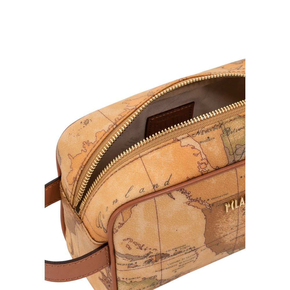 Alviero Martini Prima Classe Beige Cotton Clutch Bag | Regal Royce