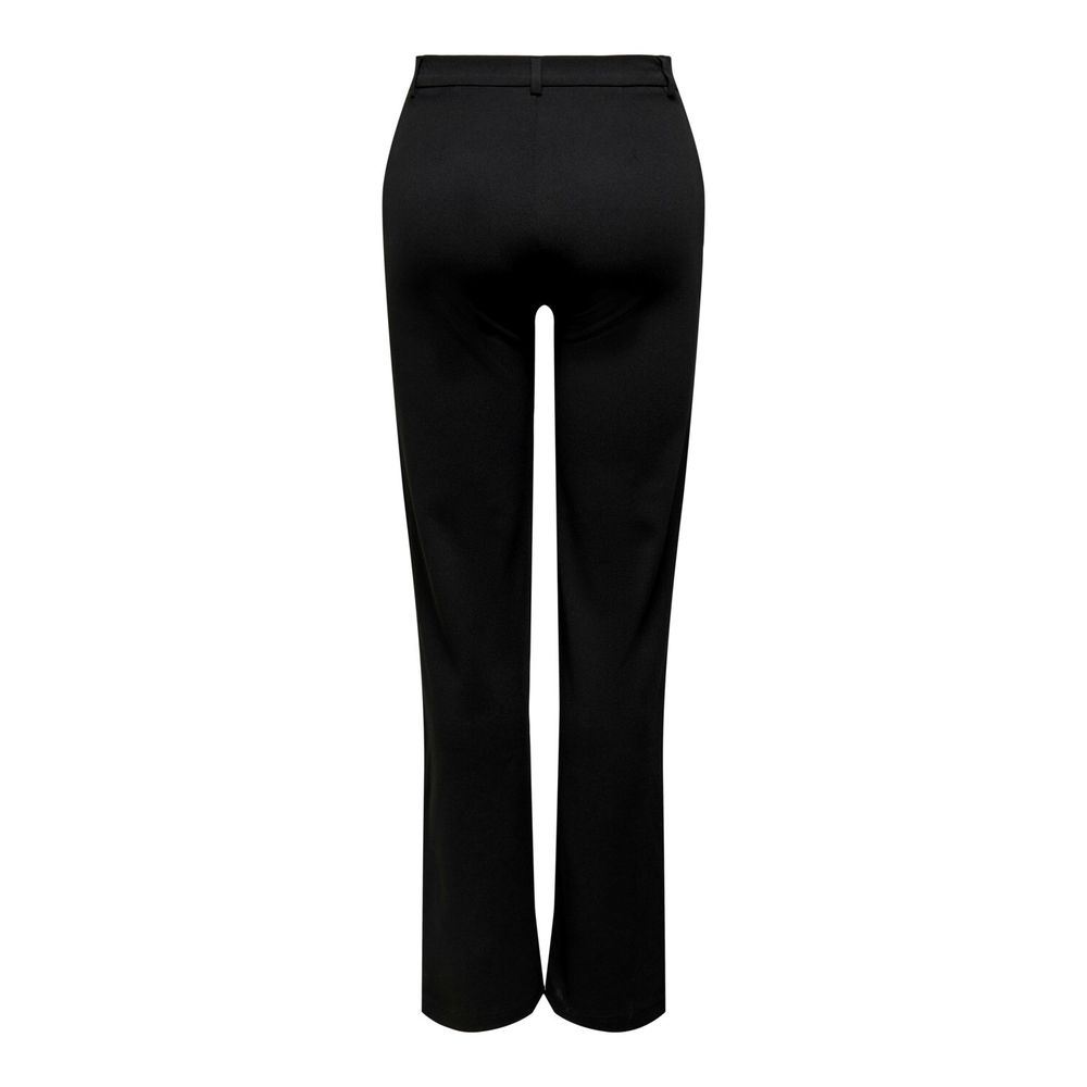 Jacqueline De Yong Black Elastane Casual Pants | Regal Royce