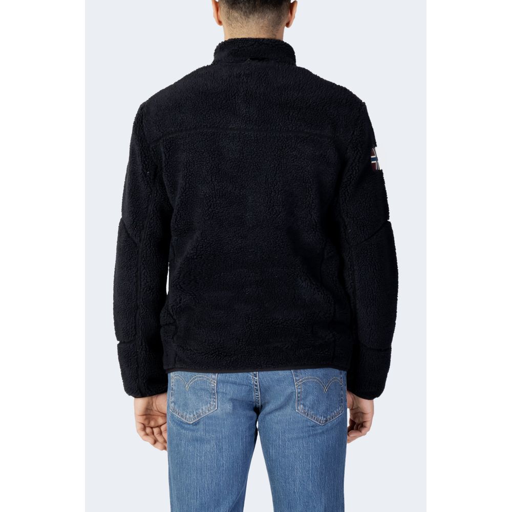Napapijri Black Polyester Sweatshirt | Regal Royce