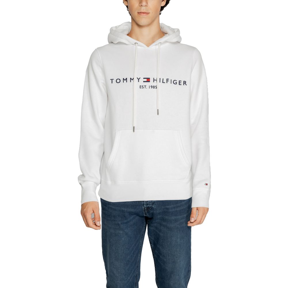 Tommy Hilfiger White Cotton Hoodie | Regal Royce