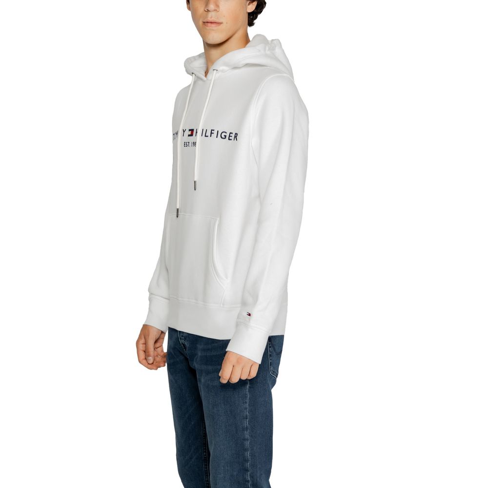 Tommy Hilfiger White Cotton Hoodie | Regal Royce