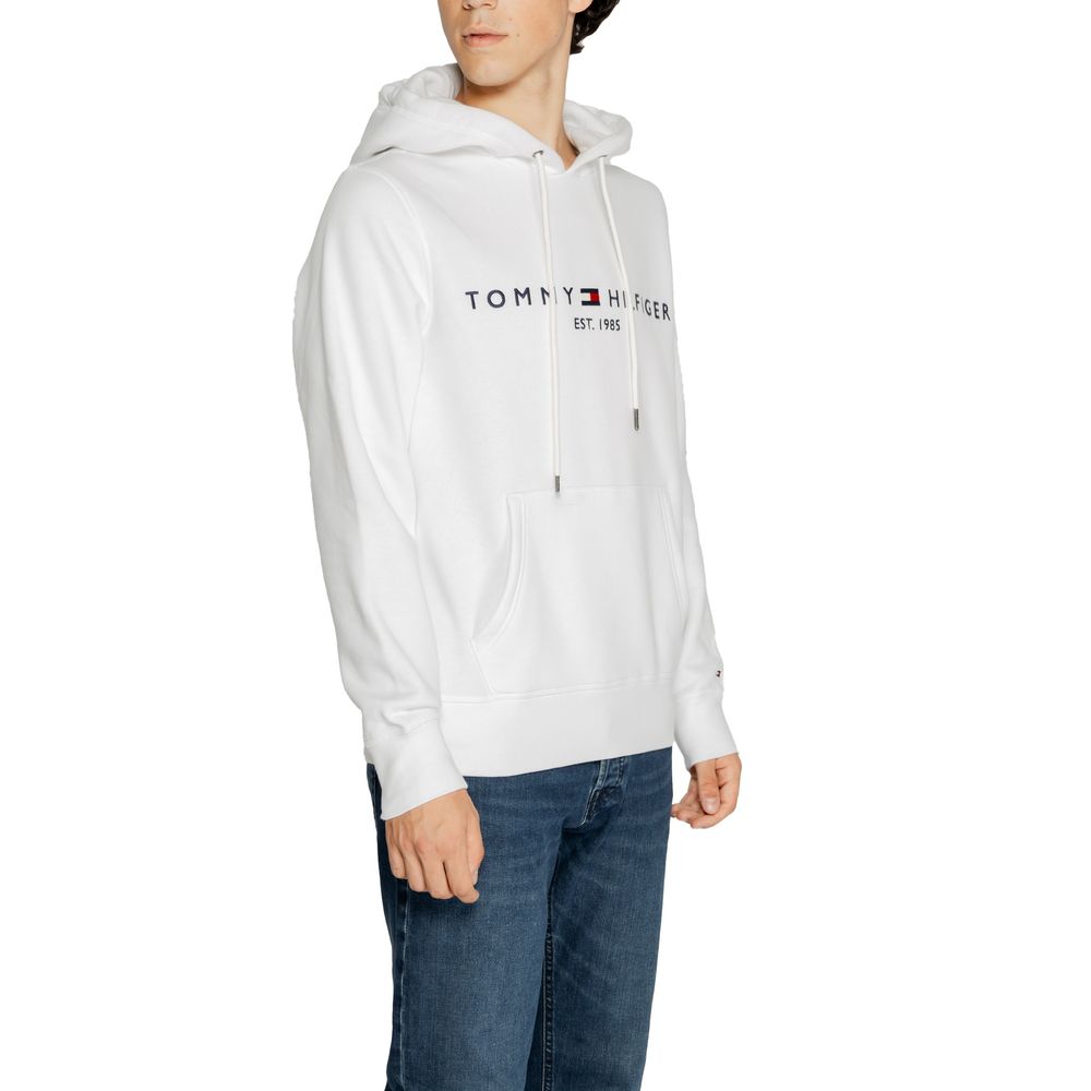 Tommy Hilfiger White Cotton Hoodie | Regal Royce