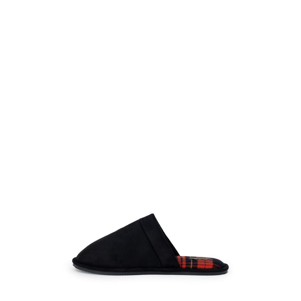 Ralph Lauren Black Polyester Slippers | Regal Royce