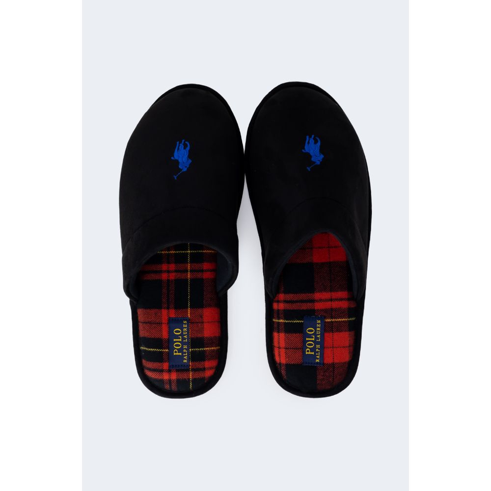 Ralph Lauren Black Polyester Slippers | Regal Royce