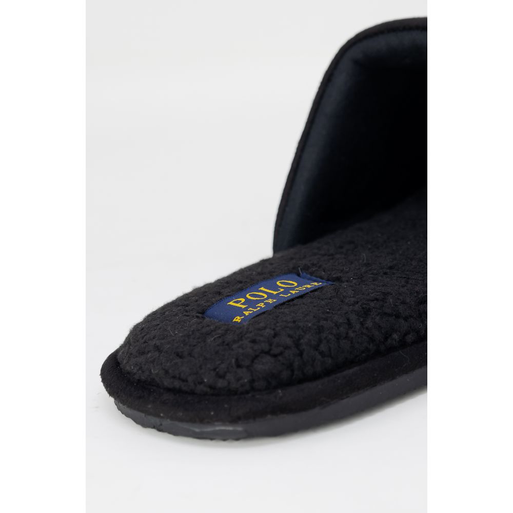 Ralph Lauren Black Polyester Slippers | Regal Royce