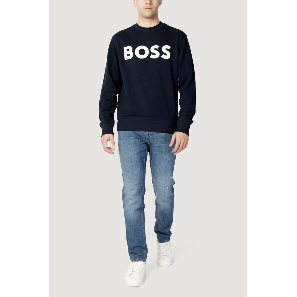 Hugo Boss Blue Cotton Sweatshirt | Regal Royce