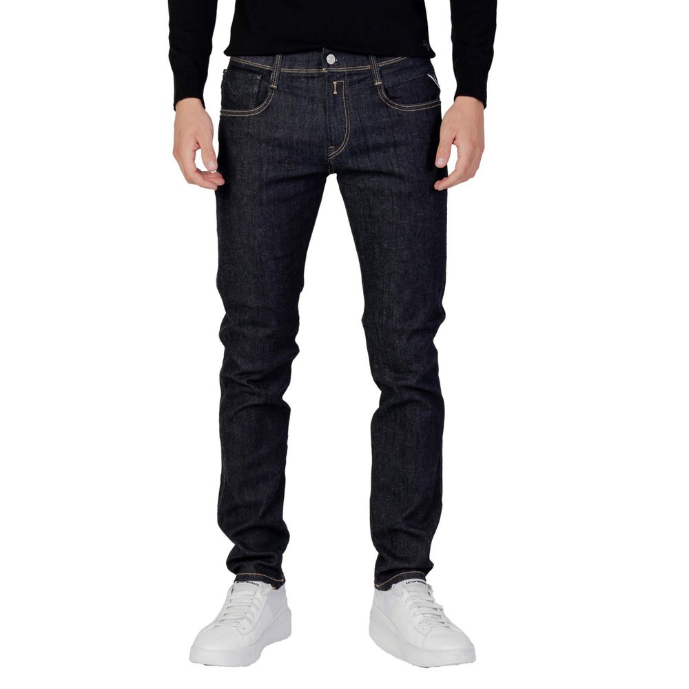 Replay Blue Cotton Skinny Jeans | Regal Royce