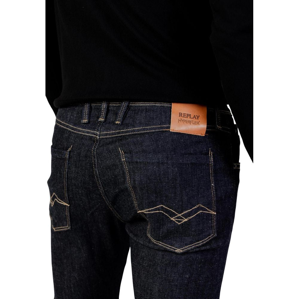 Replay Blue Cotton Skinny Jeans | Regal Royce