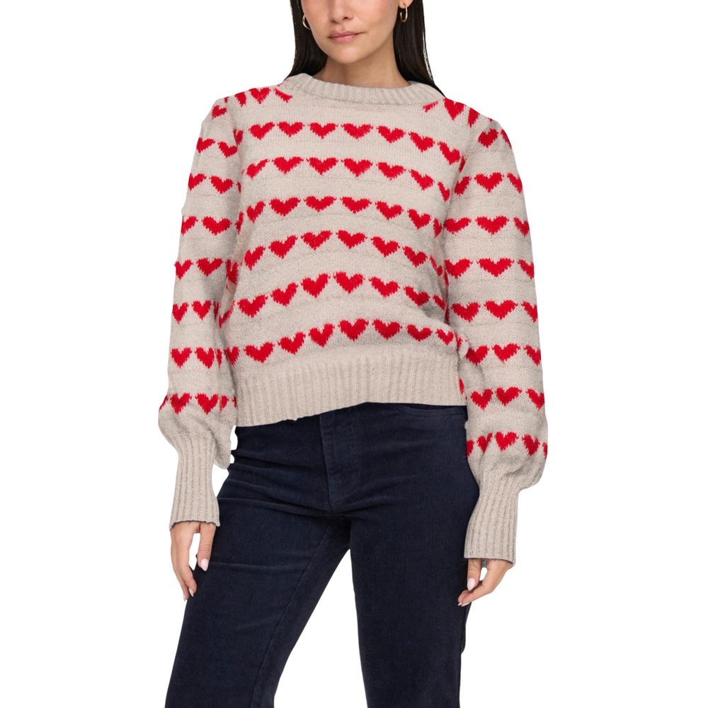 Jacqueline De Yong Beige Polyester Sweatshirt | Regal Royce