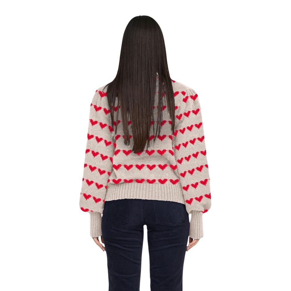 Jacqueline De Yong Beige Polyester Sweatshirt | Regal Royce