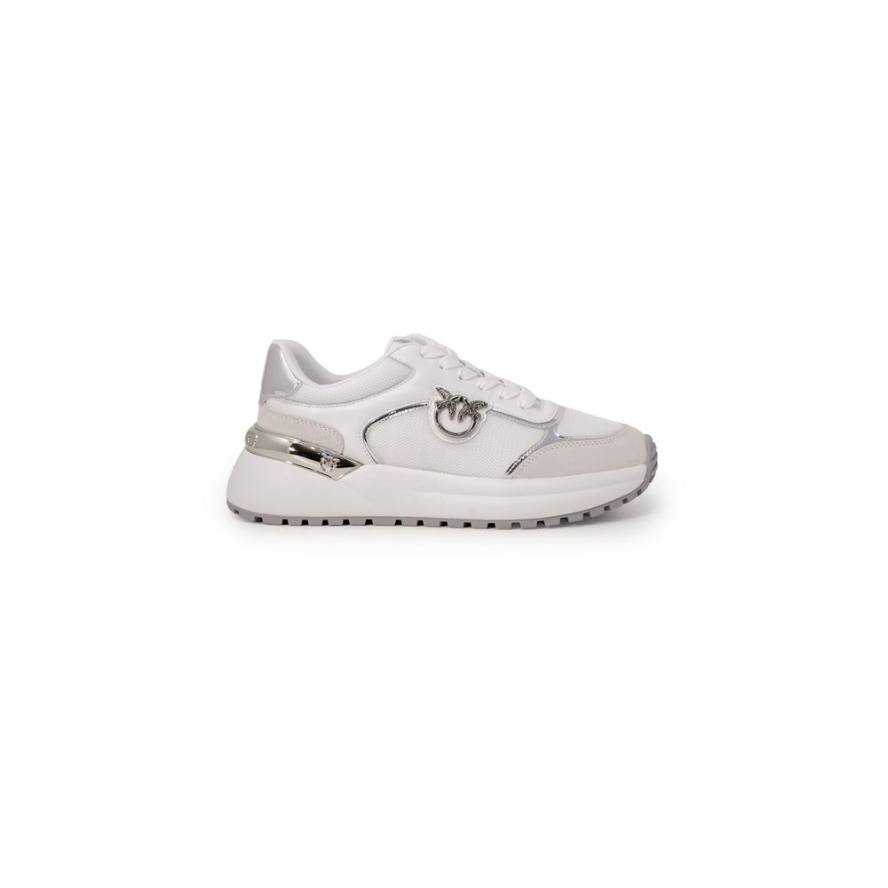 PINKO White Leather Low Top Sneakers | Regal Royce