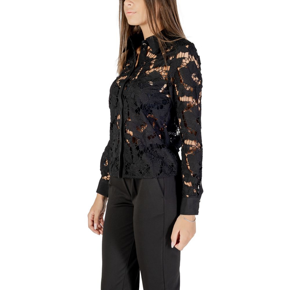 Morgan De Toi Black Polyester Blouse | Regal Royce